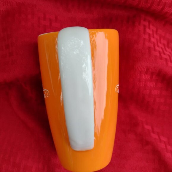 NEW Orange and White Michigan Mackinac Island 15 ounce Mug - Picture 5 of 7